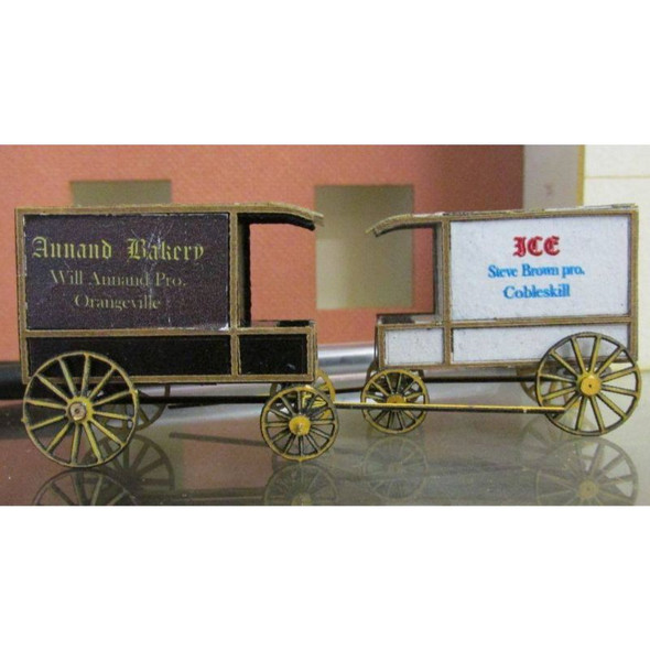 Phoenix Model Buildings 2508 - Delivery Wagon - HO Scale Kit